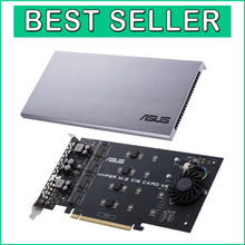 Load image into Gallery viewer, High-Performance Hyper M.2 x16 Card with Integrated Cooling - Perfect for Gamers