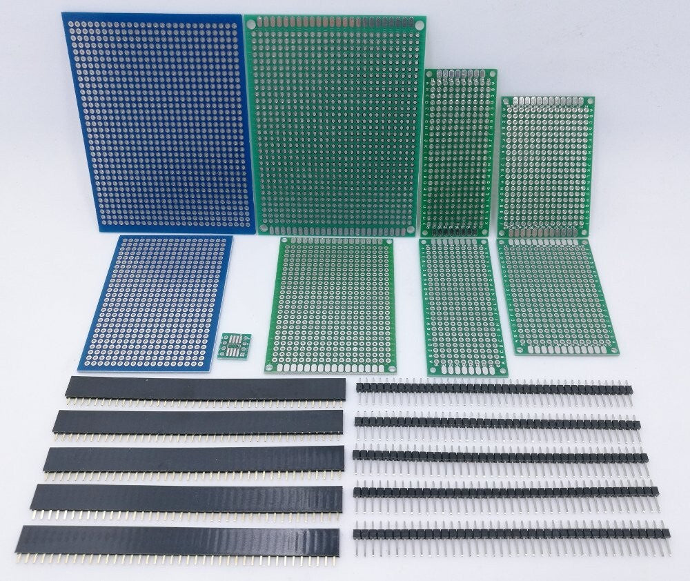 Robust 2200-Piece Assorted Electronic Components Kit with Organized Storage Box