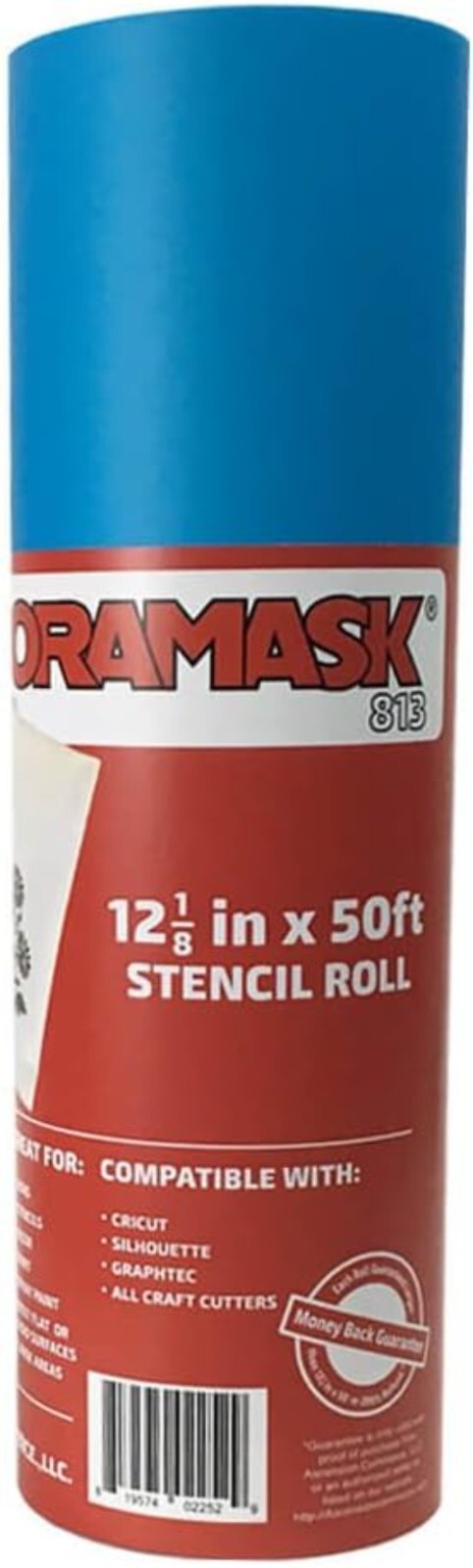 Durable 12.125" x 50' Stencil Film Roll - Perfect for Smooth Surfaces & Painting
