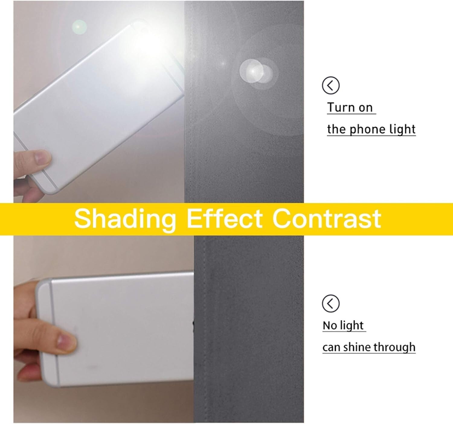 Heavy-Duty 100% Blackout & Noise-Reducing Curtains with Detachable Liner - Gray