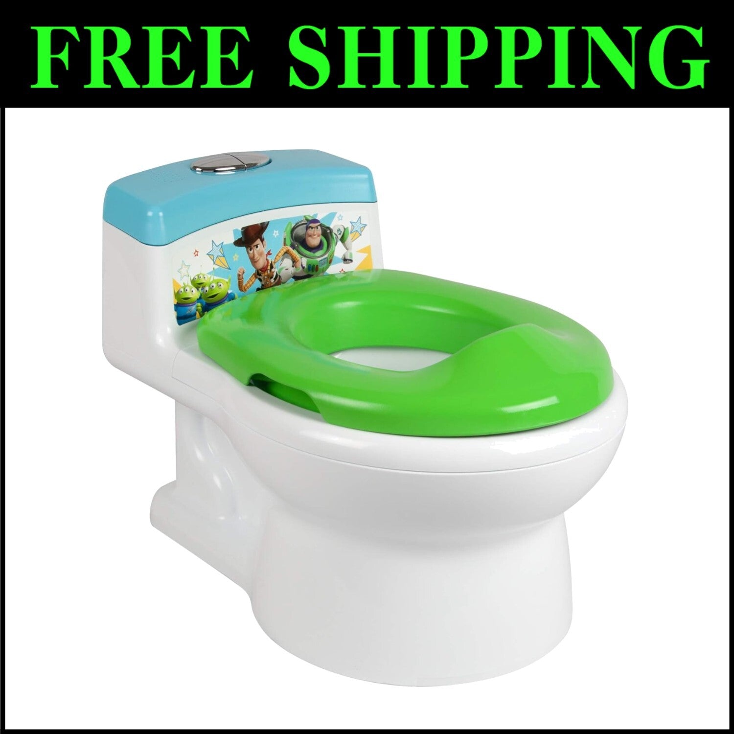 Interactive Toy Story Potty Training Seat with Easy Cleanup and Sound Effects