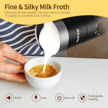 Load image into Gallery viewer, Whisper-Quiet 4-in-1 Milk Frother - 350ml Stainless Steel for Home Café Ideas