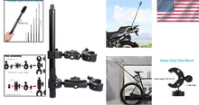 Load image into Gallery viewer, Versatile Motorcycle Camera Mount Kit with 61" Selfie Stick for Stable Recording