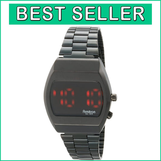 Active Men's Water-Resistant Retro Digital Watch with Easy-to-Use Side Button
