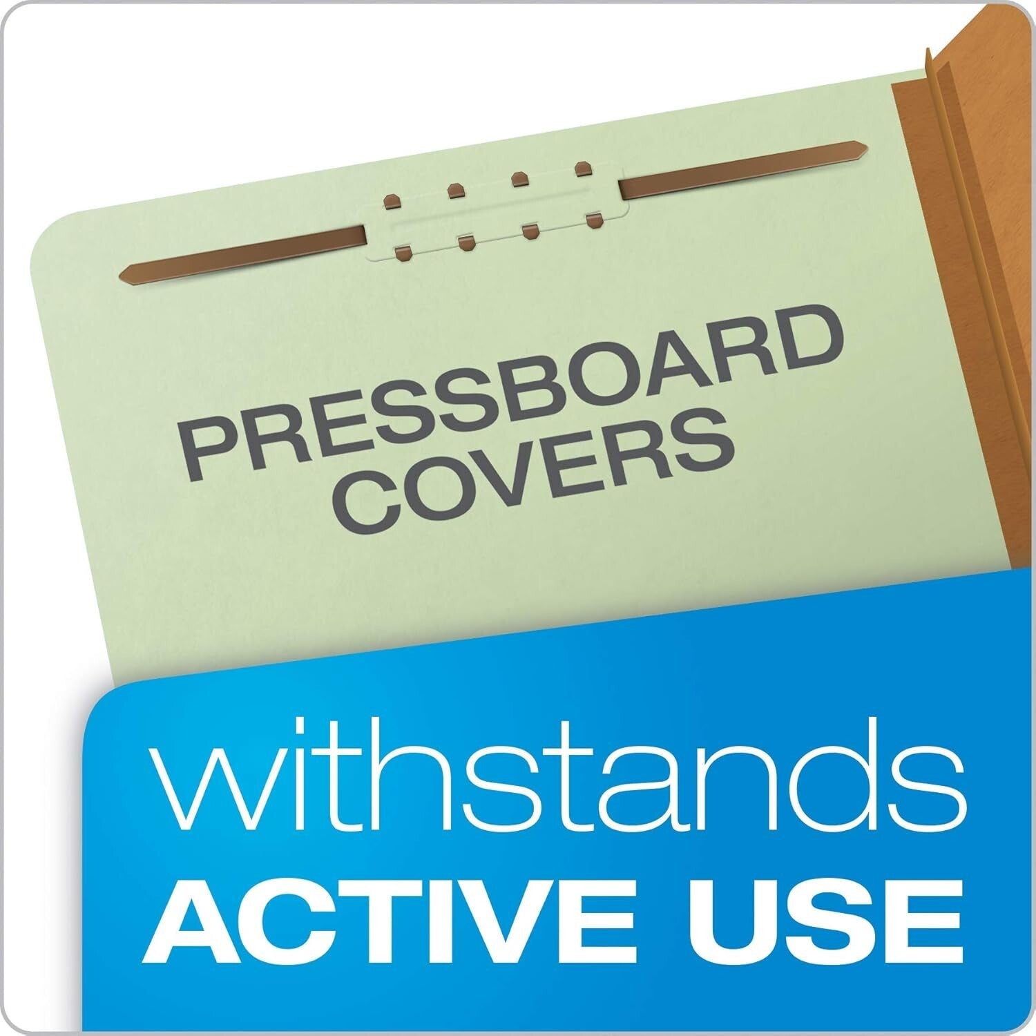 Durable 2/5 Tab Cut Recycled File Folders for Efficient Organization, 10-pack