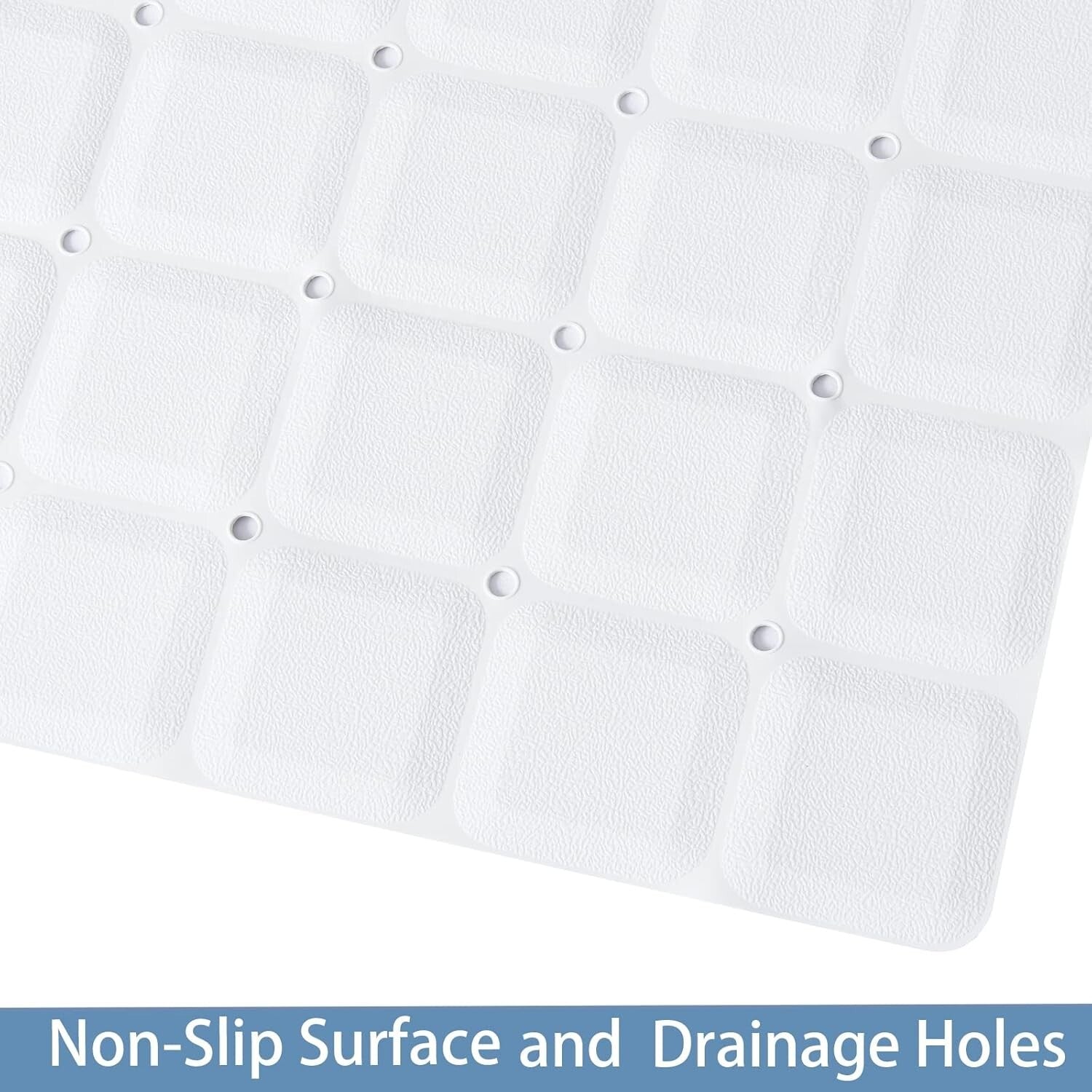 Foldable Non-Slip Bathtub Mat - 35.8x17.7 for Textured and Refinished Tubs