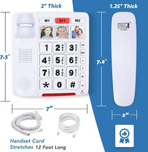 Load image into Gallery viewer, FC-2804 Big Button Phone: Amplified &amp; Easy Dial for Seniors - 3 Picture Keys