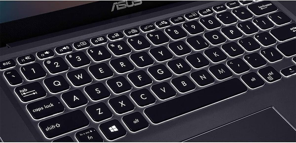 14 Inch ASUS VivoBook 14 Laptop - Fast Intel i3, 4GB RAM, 128GB SSD, Slate Grey