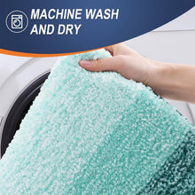 Load image into Gallery viewer, Elegant Rubber-Backed Microfiber Bath Mat 36x24 - Soft, Washable &amp; Non-Slip
