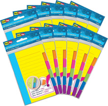 Load image into Gallery viewer, Compact 4" x 6" Divider Sticky Note Packs - 720 Pages for All Your Thoughts