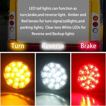 Load image into Gallery viewer, Compact &amp; Efficient 4" Round LED Tail Marker Lights - 6 Lights for All Vehicles