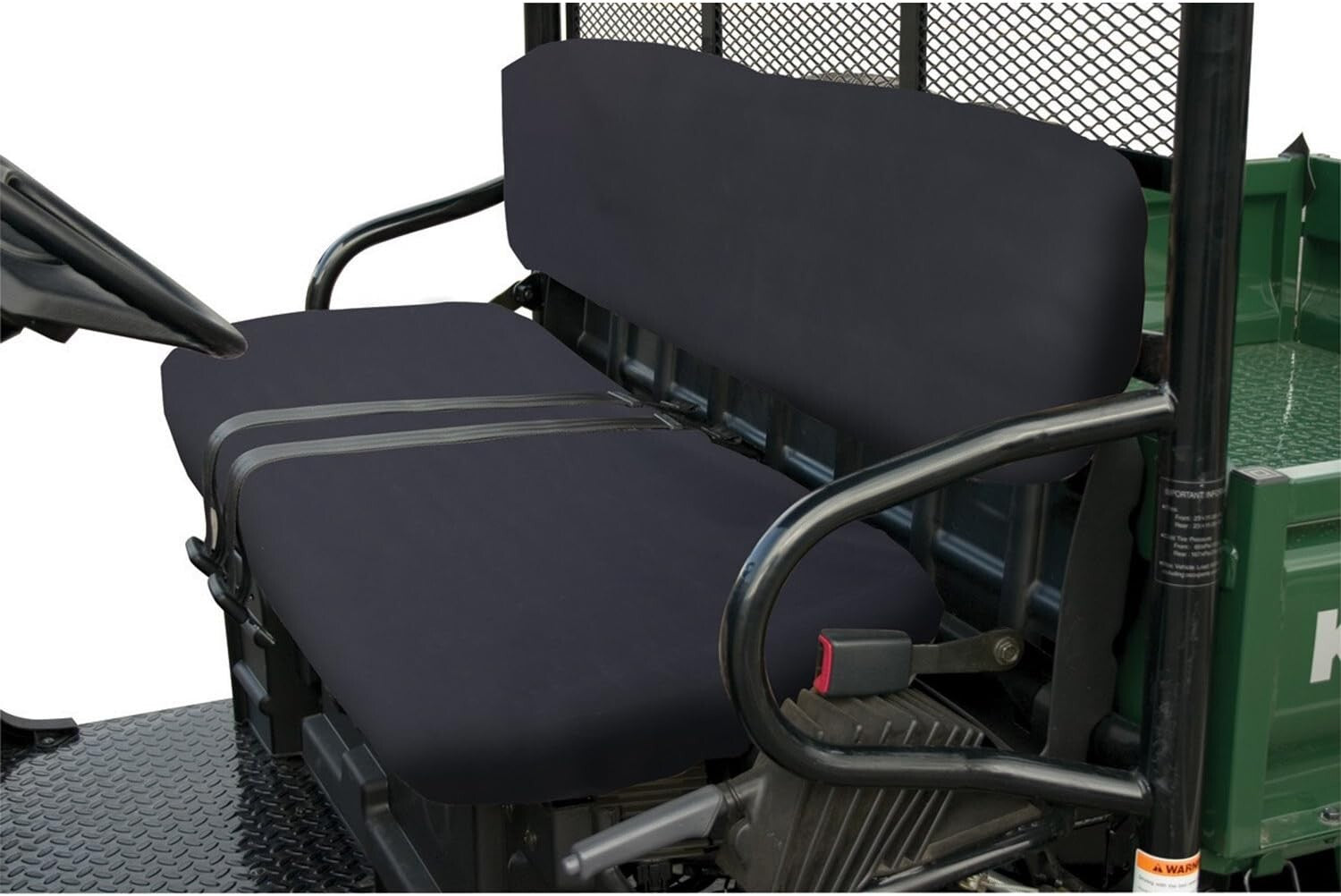 Durable Black UTV Bench Seat Cover for Polaris Ranger '02-'08 with Warranty