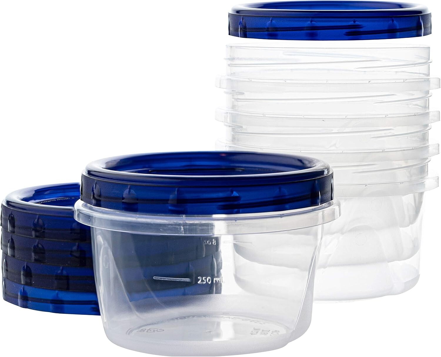 Dishwasher Safe 120 Pack Stackable Deli Containers - 16 oz Variety for All Uses