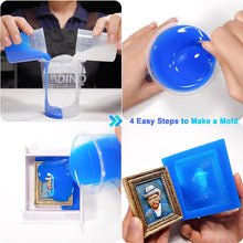 Load image into Gallery viewer, Sapphire Blue Silicone Mold Making Kit - 4.4 lbs of Versatile Casting Material