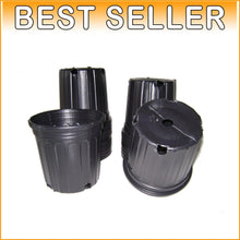 Load image into Gallery viewer, Versatile 100-Pack Plastic Nursery Pots - 1 Gallon Capacity for All Gardens
