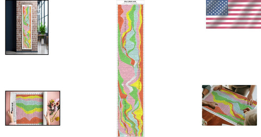 Multicolor 4000-Year World History Map - Perfect for Homeschool Decor 17x77