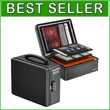 Load image into Gallery viewer, Heat Insulated Portable Document Safe - Fireproof- Water Resistant Lock Box