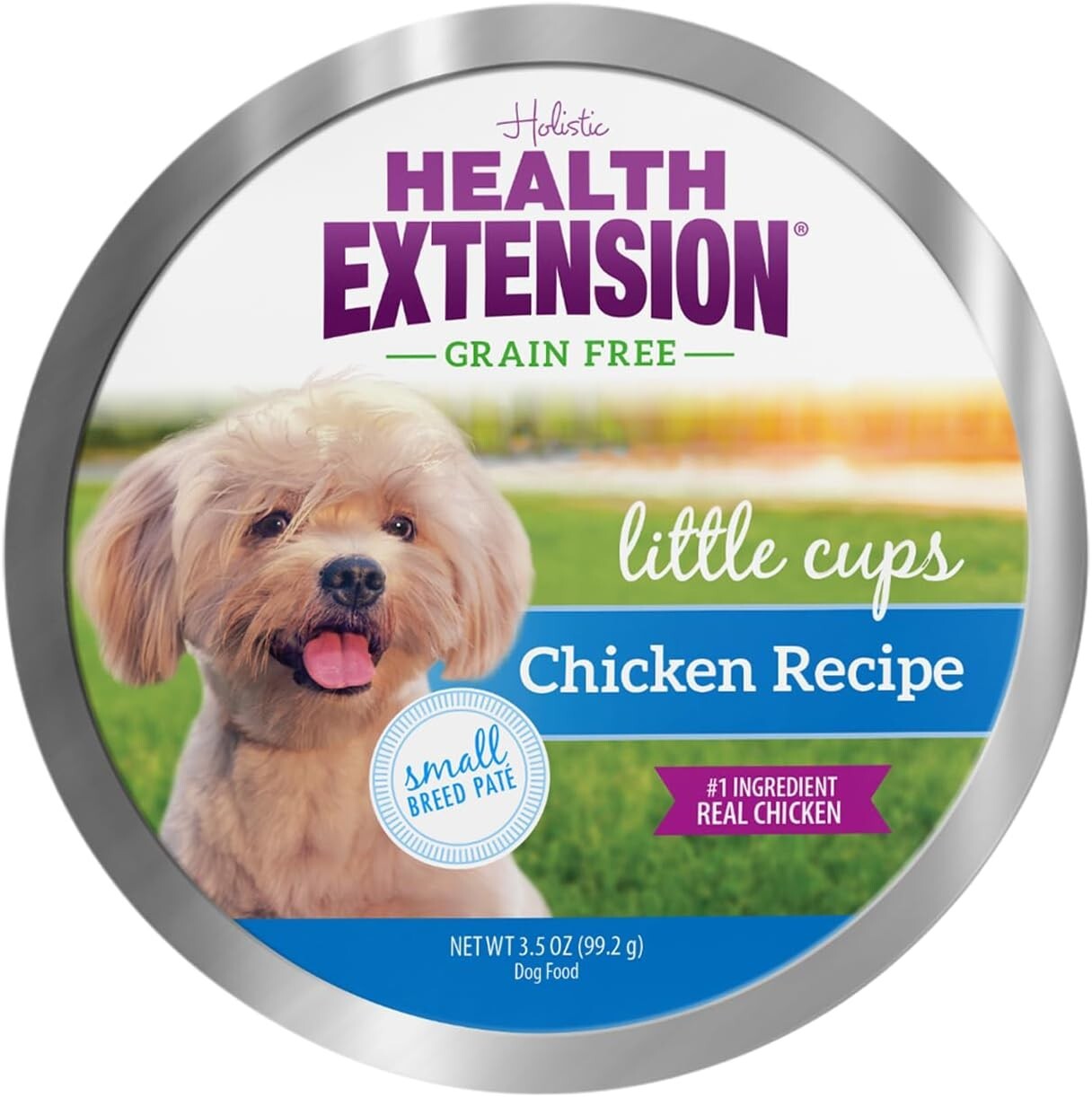 Grain-Free Chicken Pate Wet Dog Food for Small Breeds - 3.5 oz Cups (Case of 12)