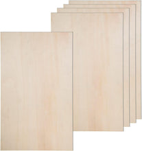 Load image into Gallery viewer, Quality 3mm Thick Plywood Sheets 12 x 20 Inches for Laser Cutting &amp; Staining