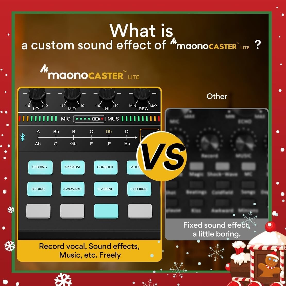 Live Streaming Audio Mixer Bundle with 4 Device Compatibility - Black Edition