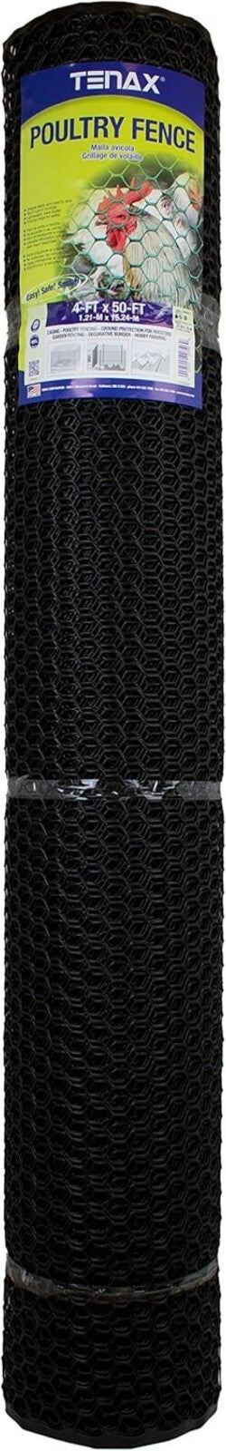 Versatile Poultry Fence 4' x 50' - Ideal for Runs and Caging Applications