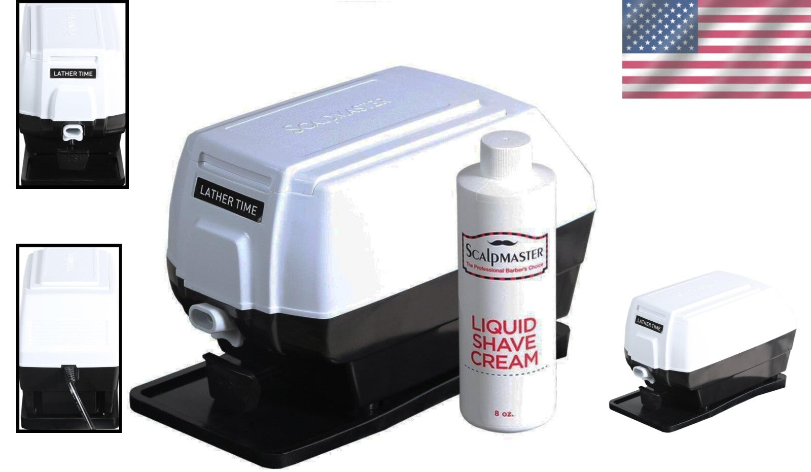 Compact Hot Machine for Shaving with Extra Large Soap Capacity - 30W Power