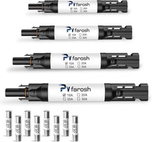 Load image into Gallery viewer, 10A In-line Fuse Holder Set with Waterproof Design and 8 Fuses - Solar Ready