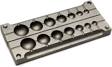 Load image into Gallery viewer, Lead Round Sinker Mold with 7 Cavities for Custom Weights - Fishing Essentials