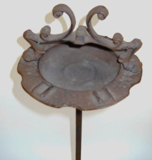 Classic 25" Tall Cast Iron Claw-Foot Ashtray - Perfect for Patios and Balconies