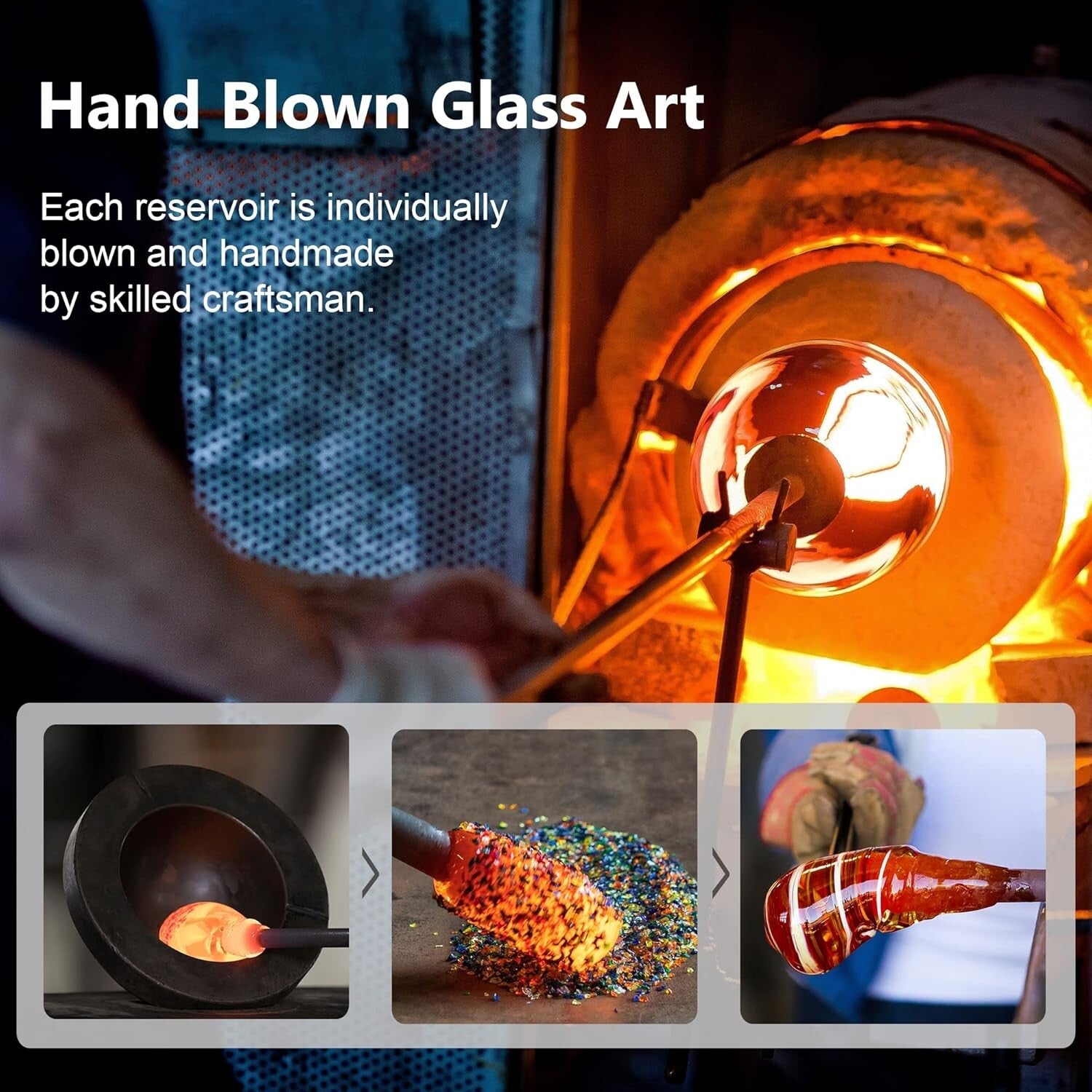 Elegant 36oz Hummingbird Feeder, Leak Proof with Easy Fill Design, Purple Glass