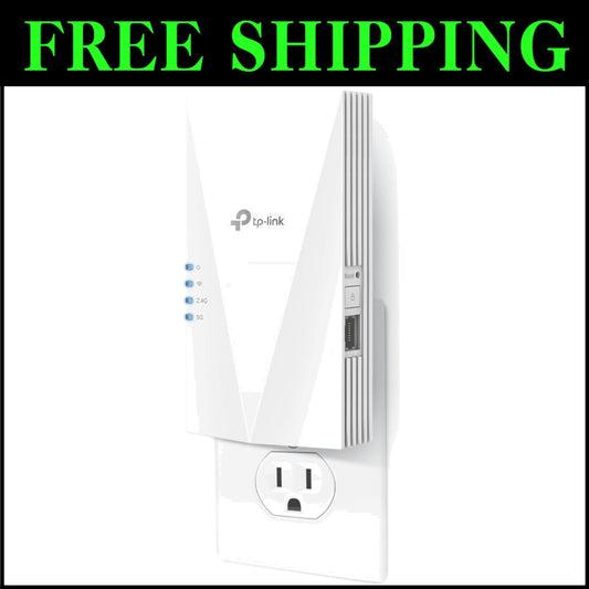 Gigabit WiFi Extender with Tether APP Setup - 1500 sq.ft Coverage & Easy Install
