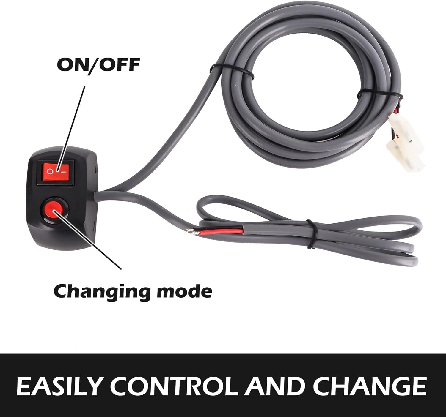 Emergency Strobe Lights Kit: 6 Hid Bulbs with 13 Flashing Modes and 16 ft Cord