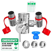 Load image into Gallery viewer, Instant Activation Faucet Eye Wash Station - OSHA/ANSI Compliant Safety Solution