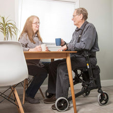 Load image into Gallery viewer, Lightweight Adjustable Rollator Walker with Backrest &amp; Storage - Optimal Comfort