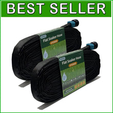 Load image into Gallery viewer, Durable Dual-Layer Soaker Hose 100 ft - Clog-Resistant and Easy to Store Design