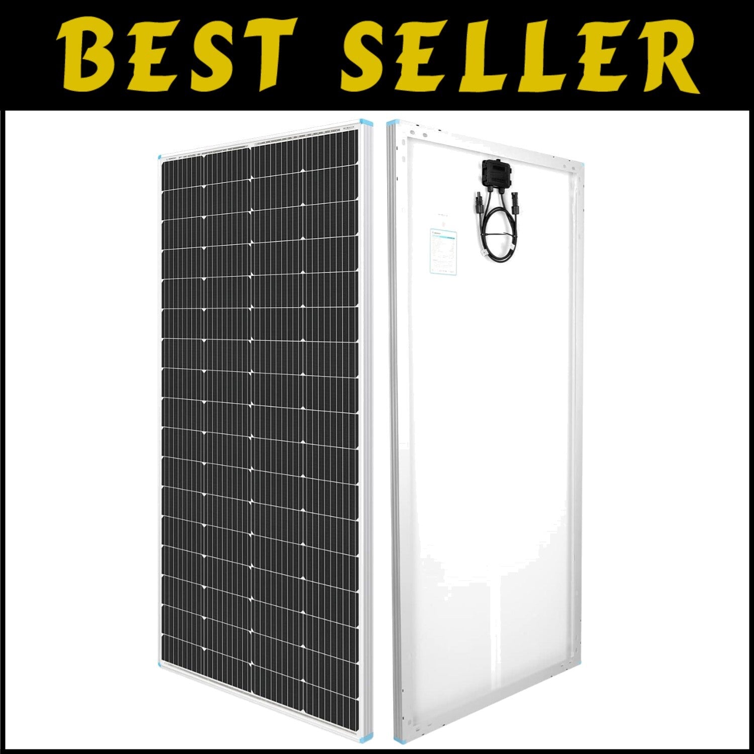 High-Efficiency 200 Watt Monocrystalline Solar Panel for RV & Off-Grid Use