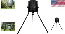 Load image into Gallery viewer, Versatile Freestanding Deer Feeder Tripod with Digital Timer &amp; Metal Spin Plate