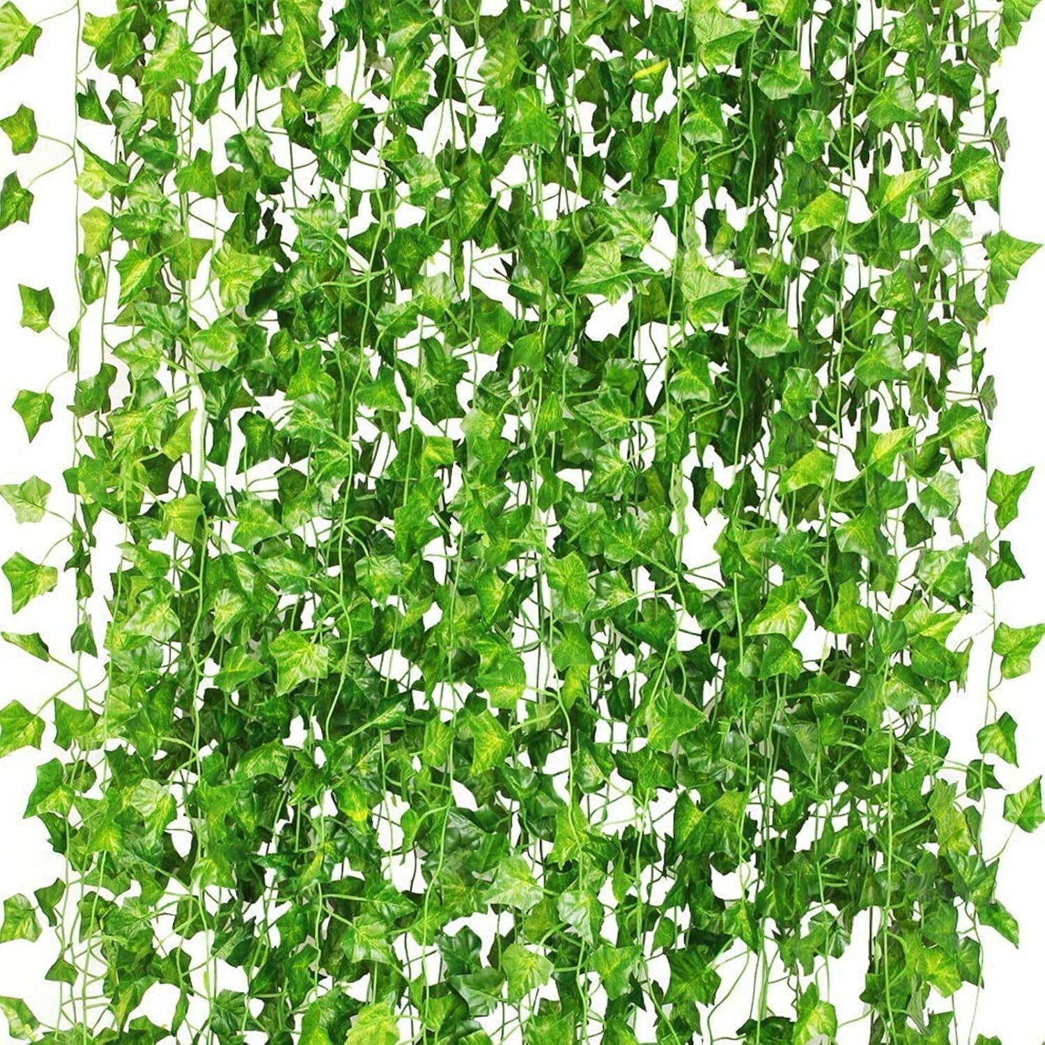 Versatile 72-Pack Fake Hanging Ivy Vines - Indoor/Outdoor Decoration Supply