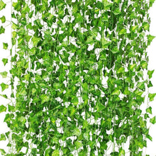 Load image into Gallery viewer, Versatile 72-Pack Fake Hanging Ivy Vines - Indoor/Outdoor Decoration Supply