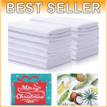 Load image into Gallery viewer, Fast-Drying Absorbent Microfiber Waffle Weave Tea Towels - Personalize with Love