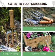 Load image into Gallery viewer, 9-Piece Heavy-Duty Gardening Tools Set with Stylish Tote Bag - Ideal Gift for...