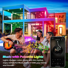 Load image into Gallery viewer, Multicolor 100FT Outdoor LED Strip Lights - Perfect for Celebrations &amp; Events