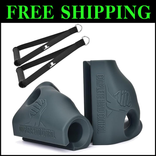 Customizable Silicone Grip Handles for Arm Wrestling & Strength Training