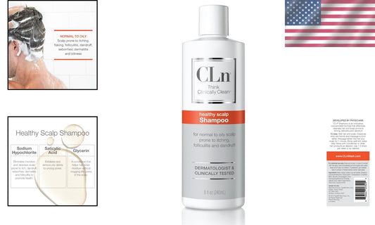 Clarifying Shampoo with Salicylic Acid - Fragrance-Free for Oily Scalp Relief