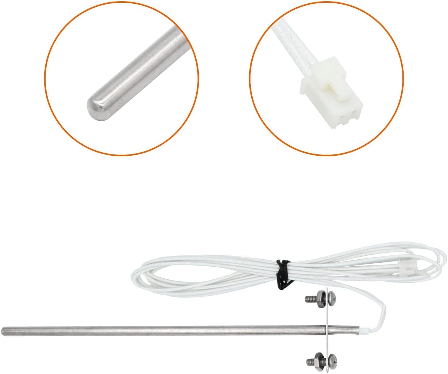 RTD Sensor Digital Thermostat for Camp Chef Pellet Grills with Dual Probe Setup