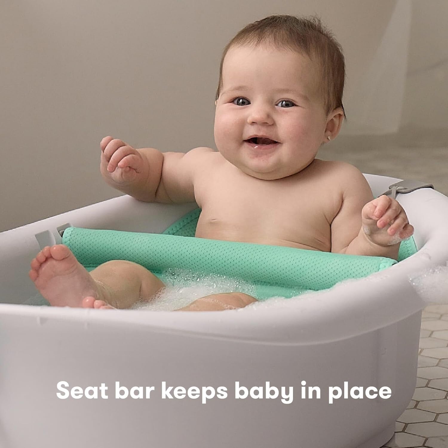 Versatile 4-in-1 Baby Tub with Removable Seat – Ideal from Newborn to Toddler