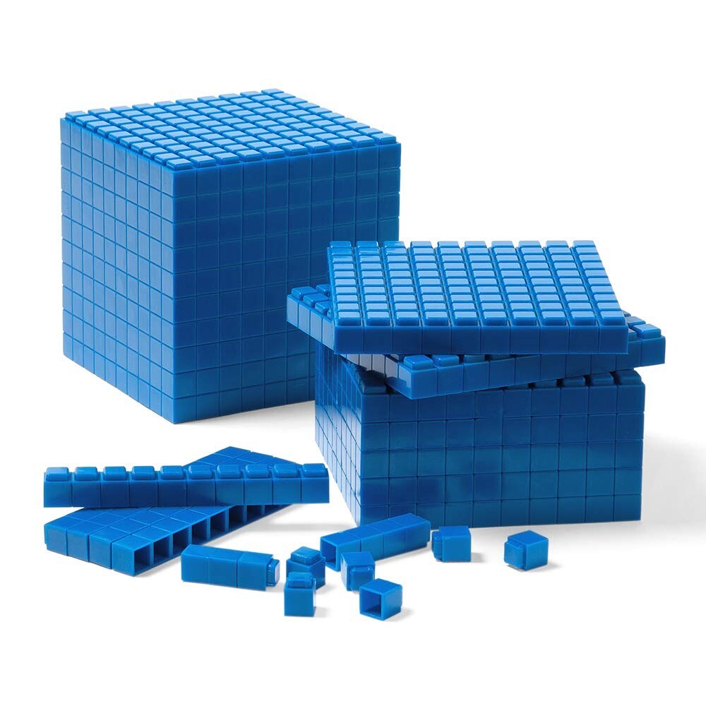 Complete 644-Piece Base Ten Block Set - Perfect for Classroom & Home Learning