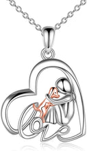 Load image into Gallery viewer, Hypoallergenic Sterling Silver Dog Angel Necklace - Memorial Gift for Women