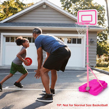 Load image into Gallery viewer, Fun Pink Basketball Goal for Kids - Perfect Adjustable Toy for Young Girls