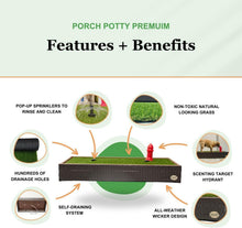 Load image into Gallery viewer, Low Maintenance Pet Potty with Sprinklers - Usable for Any Dog Size in Any Space